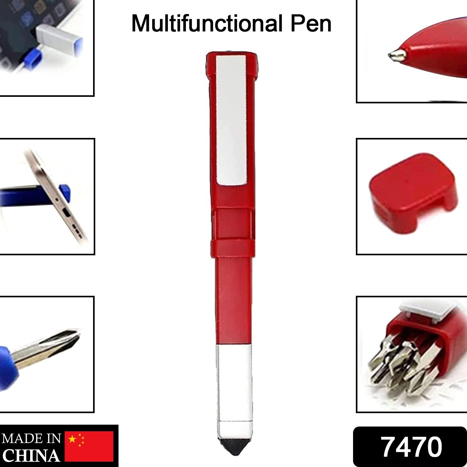 7470 Pen-shaped Phone Holder With Screwdriver Sets Multi-function Pen 4 In 1 Tech Tool Pen Portable Phone Tools With Capacitive Stylus Ball Point Pen Mobile 7470 Pen-shaped Phone Holder With Screwdriver Sets Multi-function Pen 4 In 1 Tech Tool Pen Portable Phone Tools With Capacitive Stylus Ball Point Pen Mobile